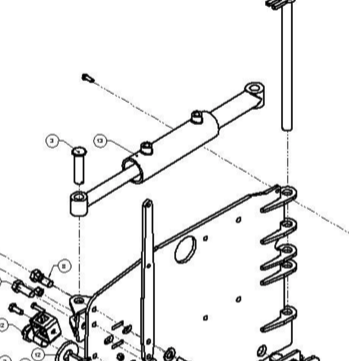 Metal Pless Part# CU2006: Wing Cylinder