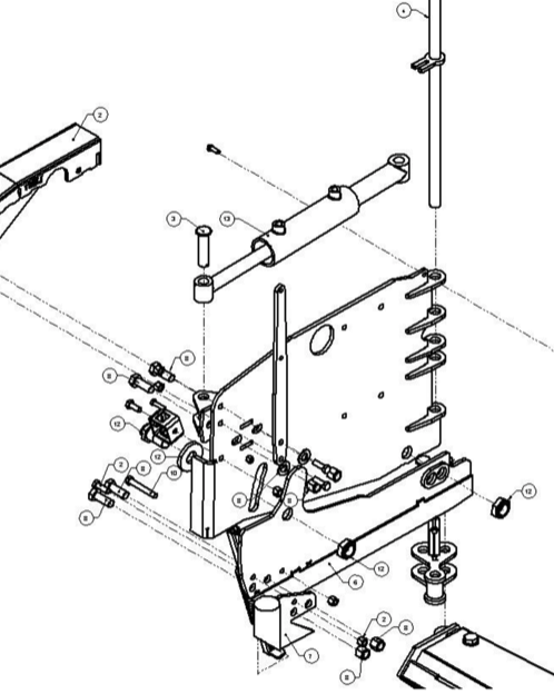 Metal Pless Part# CU2006: Wing Cylinder